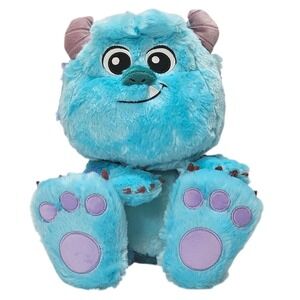 Disney Pixar Monsters Inc Baby Sulley Blue Purple Spotted Plush Stuffed Animal